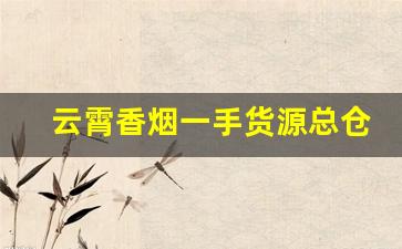 云霄香烟一手货源总仓批发代理-云霄烟厂家直供 佛山