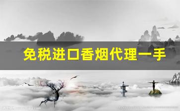 免税进口香烟代理一手货源-出口烟一件代发