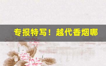 专报特写！越代香烟哪里买“抱关击柝”