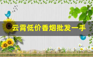 云霄低价香烟批发一手货源代理-云霄烟实惠装批发