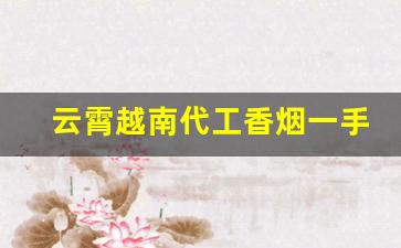 云霄越南代工香烟一手批发-云霄香烟实惠采购