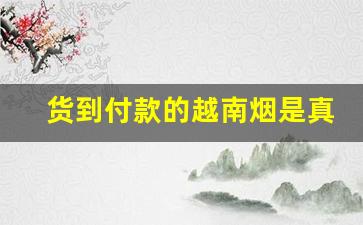 货到付款的越南烟是真的吗-越南免税版烟的东西都是假的吗