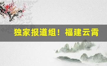 独家报道组！福建云霄香烟生产厂家“碧海青天”