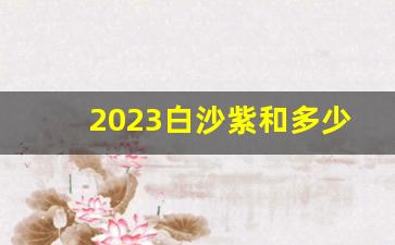 2023白沙紫和多少钱一盒-白沙紫和烟支照片