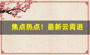 焦点热点！最新云霄进口香烟批发价格“铁杵成针”