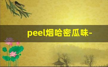 peel烟哈密瓜味-韩国哈密瓜口味烟peel