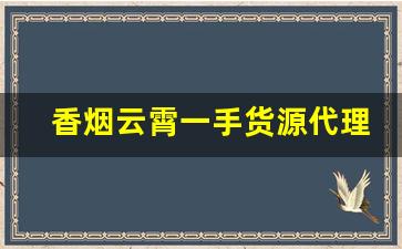 香烟云霄一手货源代理