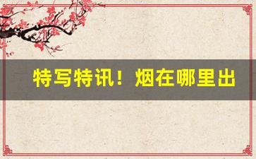 特写特讯！烟在哪里出售“得尺得寸”