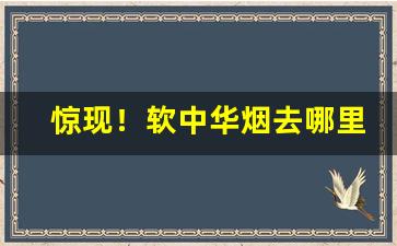 惊现！软中华烟去哪里买划算“报怨以德”