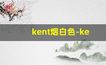 kent烟白色-kent黑色