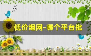 低价烟网-哪个平台批发烟最好