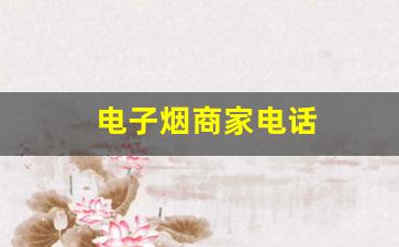 电子烟商家电话