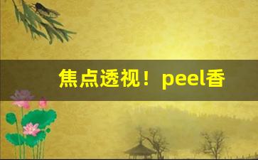焦点透视！peel香烟一般卖多少钱“踧踖不安”