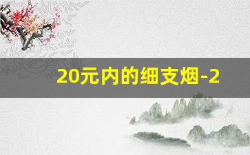 20元内的细支烟-20-25元的细支烟