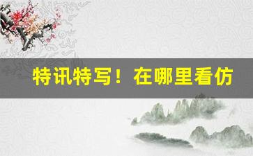 特讯特写！在哪里看仿烟价格“创业垂统”